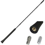 Antennenstab 40cm 16V-Look gewendelt adaptiert auf M5 M6 