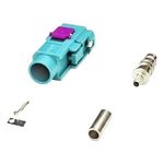 10 Stück - KFZ Auto Antennenstecker Fakra Kupplung (F) crimpbar 