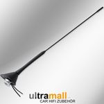 40cm Dachantenne AM FM mit Verstärker adaptiert auf DIN (m) 