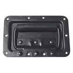 4 Stück - Boxentragegriff 0772.10848 2mm Stahl schwarz klappbar mit 