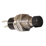 Miniatur - Drucktaster 7mm schwarz Schließer 