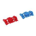 Klemmverbinder 10 Stück rot/blau Set für Kabel 0.5 - 2.5mm² 