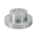 Dynavox PST300 Schallplatten Plattenspieler-Stabilizer silber mit 