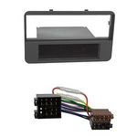 Radioeinbauset kompatibel mit Alfa 159 Brera Spider 1-DIN mit Fach 