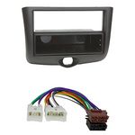 Radioeinbauset kompatibel mit Toyota Yaris 1-DIN mit Fach schwarz Bj. 