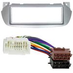 Radioeinbauset kompatibel mit Nissan Pixo (HF) 1-DIN silbermetallic ab 
