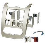 Radioblende 0772.08012 kompatibel mit Dacia Duster Logan Sandero 2-DIN 