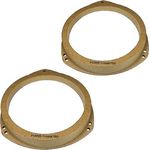 MDF Lautsprecher Adapterringe (2 Stück) kompatibel mit Opel Corsa 