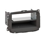 Radioblende kompatibel mit Alfa Giulietta (940) 2-DIN mit Fach schwarz 