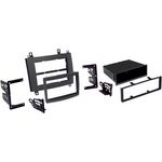 Radioblende kompatibel mit Cadillac CTS SRX 2-DIN-Set mit Fach schwarz 