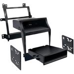 Radioblende kompatibel mit Cadillac Escalade (GMT900) 2-DIN-Set mit 