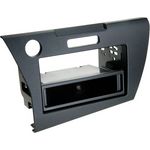Radioblende kompatibel mit Honda CR-Z (ZF1) 2-DIN mit Fach schwarz ab 