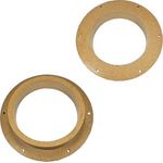 MDF Lautsprecher Adapterringe (2 Stück) kompatibel mit VW Golf Touran 