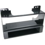 Radioblende kompatibel mit Kia Carnival 1-DIN mit Fach schwarz Bj. 