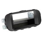 Radioblende kompatibel mit Kia Soul (PS) 2-DIN mit Fach schwarz ab Bj. 
