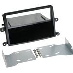 Radioblende kompatibel mit Mitsubishi L200 (KAOT) 2-DIN schwarz ab Bj. 