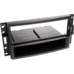 Radioblende kompatibel mit General Motors Hummer H3 1-DIN mit Fach 
