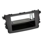 Radioblende kompatibel mit Suzuki Celerio (LF) 2-DIN mit Fach schwarz 