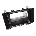 Radioblende kompatibel mit Subaru Outback 2-DIN mit Fach piano schwarz 