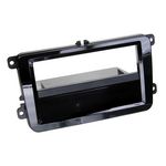 Radioblende kompatibel mit VW diverse Modelle 2-DIN mit Fach piano 