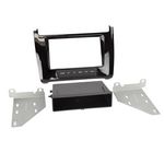 Radioblende kompatibel mit VW Polo (6C) (6R) 2-DIN mit Fach piano 