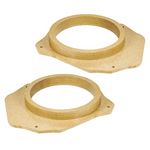 MDF Lautsprecher Adapterringe (2 Stück) kompatibel mit Peugeot Expert 