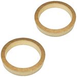 MDF Distanzringe 30mm Höhe (2 Stück) adaptiert auf 16.5cm Lautsprecher 