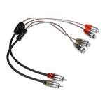 1 Paar Y-Cinchkabel Ovation High Line 1 Stecker / 2 Buchsen 0.3m 
