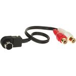 Aux Adapter kompatibel mit Alpine JVC Autoradios adaptiert auf Cinch 