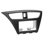 Radioblende kompatibel mit Honda Civic (FK1) (FK2) (FK3) 2-DIN schwarz 