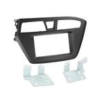 Radioblende kompatibel mit Hyundai i20 2-DIN-Set schwarz ab Bj. 