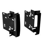 Radioblende kompatibel mit Jeep Grand Cherokee Wrangler 2-DIN schwarz 