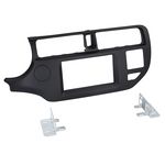 Radioblende kompatibel mit Kia Rio (UB) 2-DIN schwarz Bj. 09/2011 - 