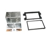 Radioblende kompatibel mit Opel Agila 2-DIN Set schwarz ab Bj.2008 