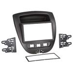 Radioblende kompatibel mit Citroen Toyota Peugeot C1 Aygo 107 2-DIN 