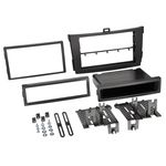 Radioblende kompatibel mit Toyota Corolla 2-DIN schwarz Bj. 2009 - 