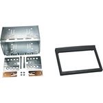 Radioblende kompatibel mit Porsche 911 Boxster 996 2-DIN-Set schwarz 