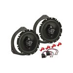 MDF Lautsprecher Einbau Set kompatibel mit Alfa Romeo MiTo Giulietta 