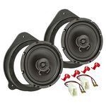 MDF Lautsprecher Einbau Set kompatibel mit Audi Seat A3 A4 A4 Avant 