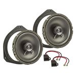 MDF Lautsprecher Einbau Set kompatibel mit Opel Citroen Fiat Peugeot 