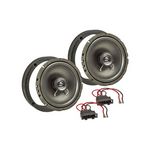 MDF Lautsprecher Einbau Set kompatibel mit VW Seat Skoda Golf Passat 