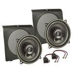 Lautsprecher Einbau Set kompatibel mit VW Golf Jetta II 130mm 2-Wege 