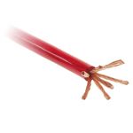 50 Meter - 20mm² Powerkabel hochflexiebel rot 0.12er Kupfer Litze 