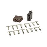 Stecker Montageset ISO (m) inklusive Kontakte für Autoradiokabel 