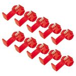 10 Stück Klemmverbinder rot für Kabel 0.5 - 1.5qmm Klemmverteiler 