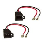 2 Paar - Lautsprecheradapterkabel kompatibel mit Fiat Ford Citroen 