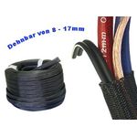 10 Meter - Geflechtschlauch 8-17mm Meterware 