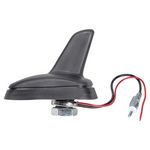 Shark Design I Dachantenne AM FM mit Verstärker adaptiert auf DIN (m) 