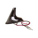 Shark Design II Dachantenne AM FM mit Verstärker adaptiert auf DIN (m) 
