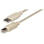 USB Anschlusskabel Stecker A / B für USB 1.1 und 2.0 0772.00438 